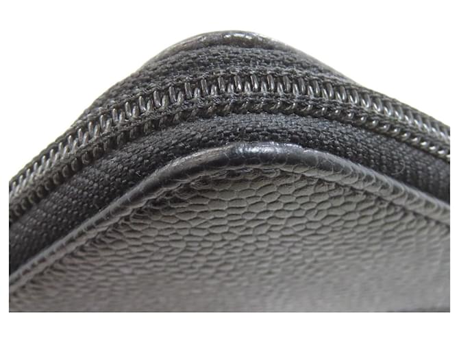 Chanel Coco Mark Lang Wallet Schwarz - Ansicht 15