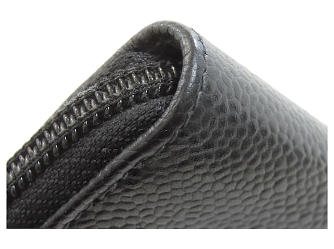 Chanel Coco Mark Lang Wallet Schwarz - Ansicht 17