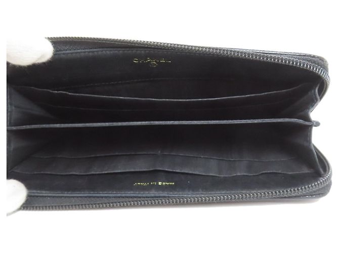 Chanel Coco Mark Lang Wallet Schwarz - Ansicht 4