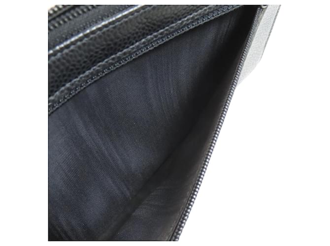 Chanel Coco Mark Lang Wallet Schwarz - Ansicht 5