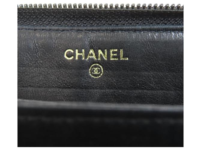 Chanel Coco Mark Lang Wallet Schwarz - Ansicht 6