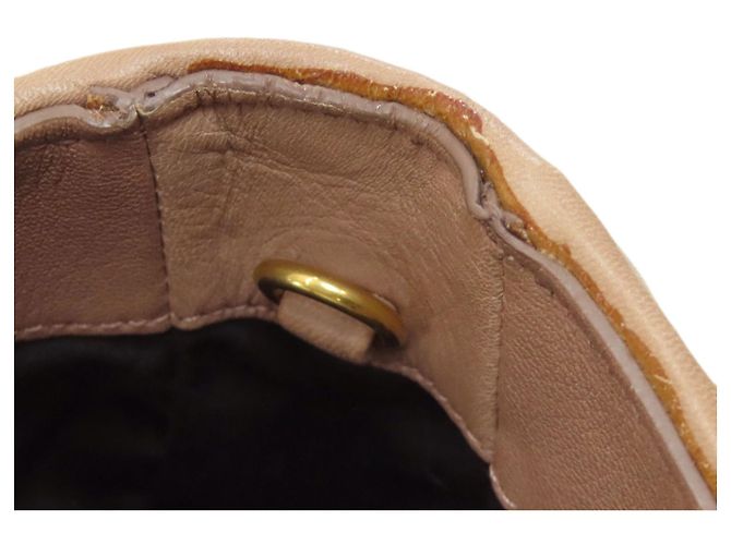 Borsa Miu Miu Matelassé 2 in 1 Marrone - vista 11