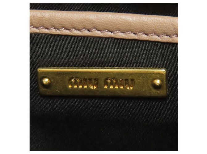 Borsa Miu Miu Matelassé 2 in 1 Marrone - vista 6