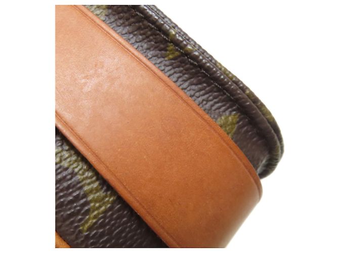 Borsa a Spalla Mini Cartouchiere M51254 Louis Vuitton Marrone Monogramma - vista 16