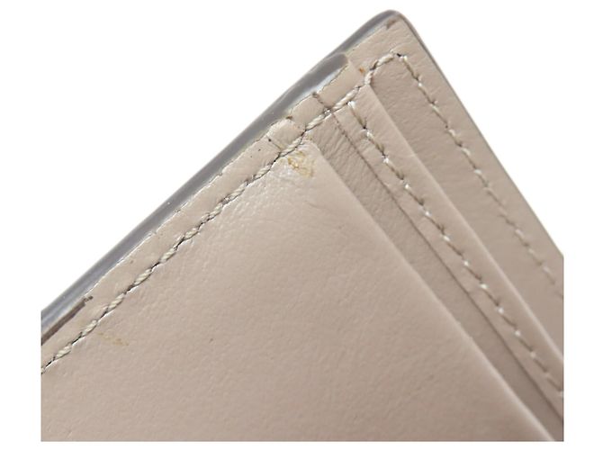 Fendi Geldbörse beige aus Leder - Ansicht 12
