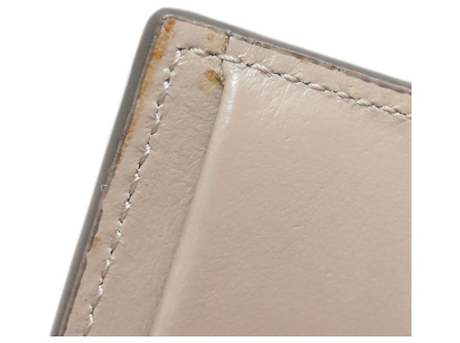 Fendi Geldbörse beige aus Leder - Ansicht 13