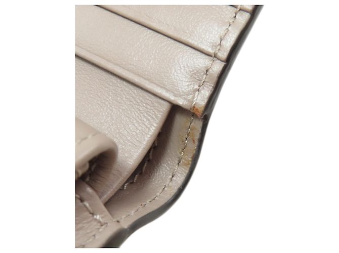 Fendi Geldbörse beige aus Leder - Ansicht 14
