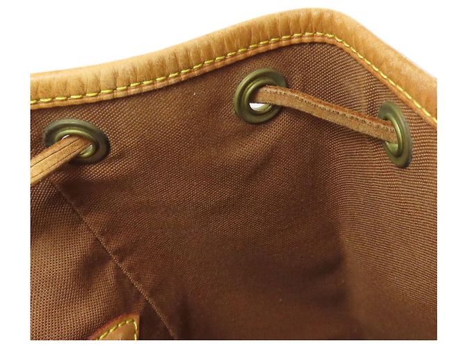 Louis Vuitton Montsouris Mittel Rucksack Braun Monogramm - Ansicht 10