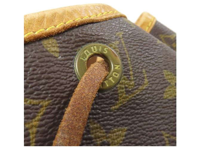 Louis Vuitton Montsouris Mittel Rucksack Braun Monogramm - Ansicht 12