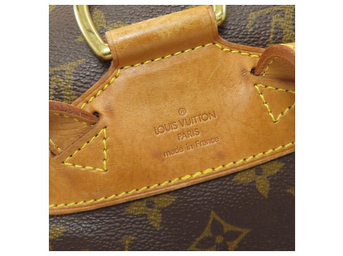 Louis Vuitton Montsouris Mittel Rucksack Braun Monogramm - Ansicht 15