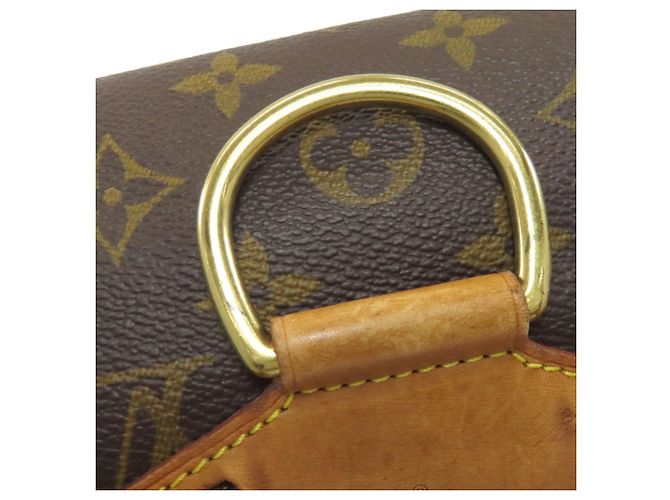 Louis Vuitton Montsouris Mittel Rucksack Braun Monogramm - Ansicht 17