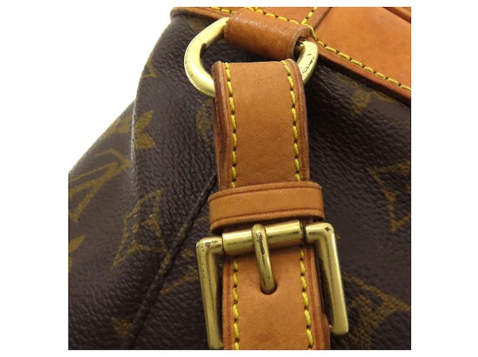 Louis Vuitton Montsouris Mittel Rucksack Braun Monogramm - Ansicht 19