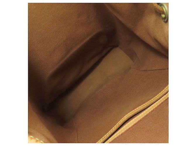 Louis Vuitton Montsouris Mittel Rucksack Braun Monogramm - Ansicht 5