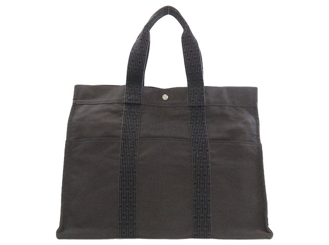 Borsa Tote Herline GM di Hermès Marrone - vista 2