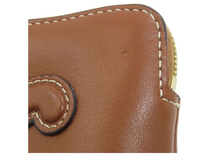 Céline Monedero Celine Triomphe en piel de ternera marrón Castaño - vista 10