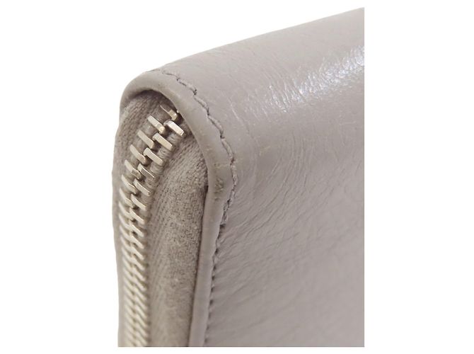 Everyday Cartera larga Balenciaga en cuero gris Castaño - vista 15