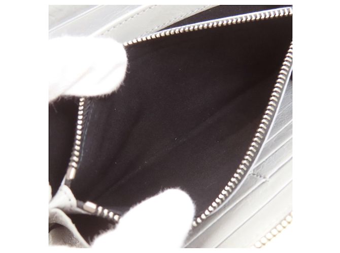 Everyday Cartera larga Balenciaga en cuero gris Castaño - vista 5
