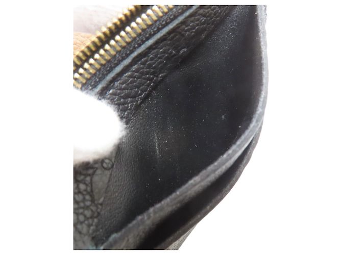 Louis Vuitton Emilie Langbörse Schwarz Beige - Ansicht 14