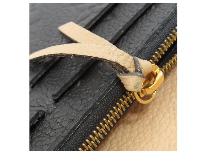 Louis Vuitton Emilie Langbörse Schwarz Beige - Ansicht 15
