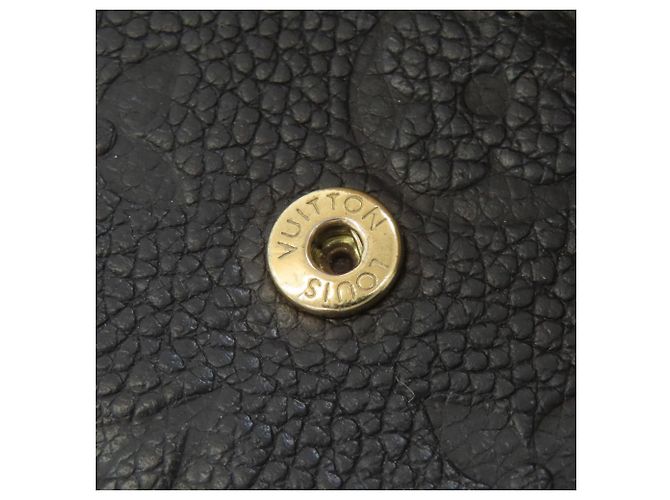 Louis Vuitton Emilie Langbörse Schwarz Beige - Ansicht 16