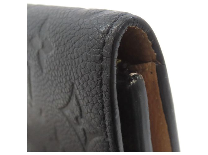 Louis Vuitton Emilie Langbörse Schwarz Beige - Ansicht 21
