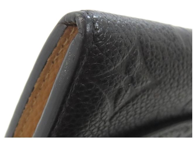 Louis Vuitton Emilie Langbörse Schwarz Beige - Ansicht 22