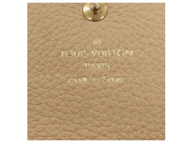 Louis Vuitton Emilie Langbörse Schwarz Beige - Ansicht 7
