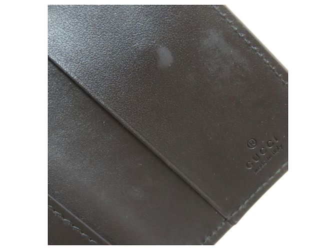 Gucci GG Prägung Leder Schlüsselcase Schwarz - Ansicht 10