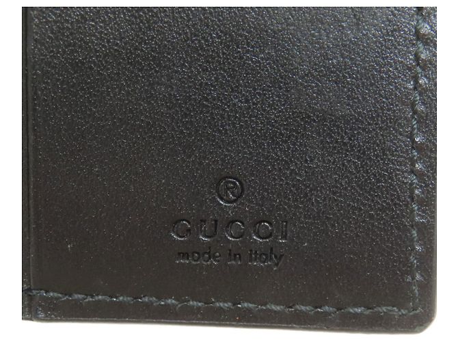 Gucci GG Prägung Leder Schlüsselcase Schwarz - Ansicht 6