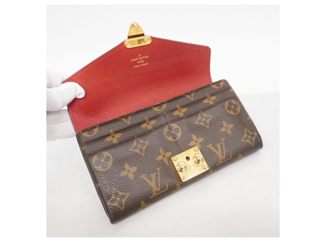 Portafoglio Lungo Pallas Monogramma Louis Vuitton Fuschia - vista 14