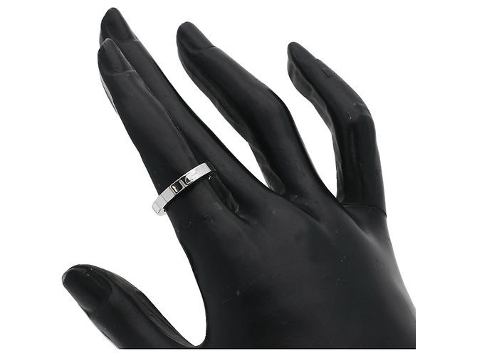 Anello in oro bianco 18K Cartier Lanieres - vista 5