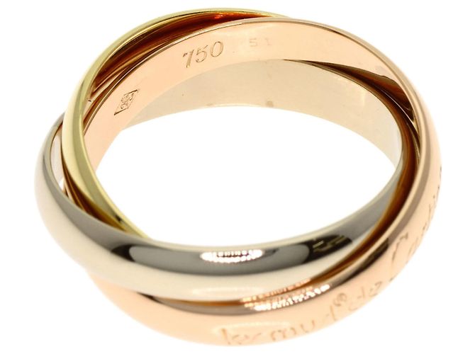 Anello Trinity Cartier in oro 18K - vista 3