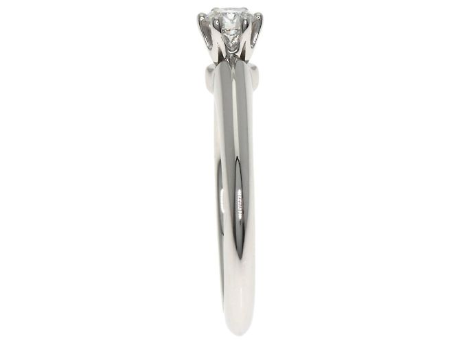 Tiffany & Co. Platin Solitaire-Diamantring - Ansicht 3
