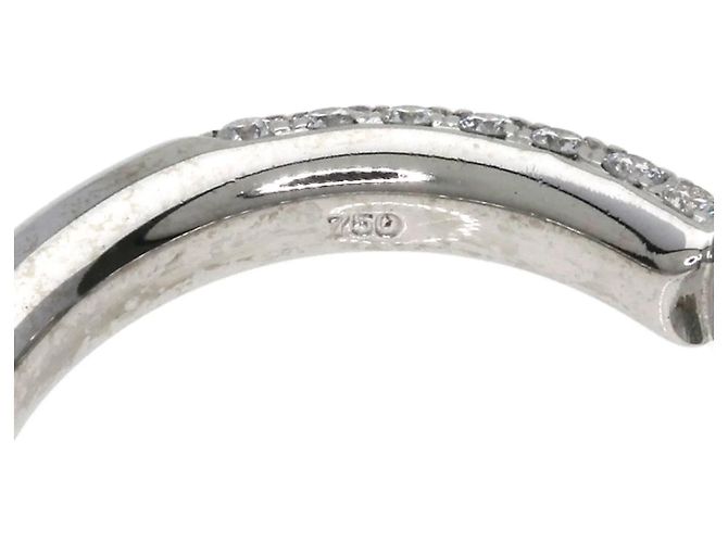 Anel Chopard Happy Diamonds em ouro branco 18K Dourado - vista 5