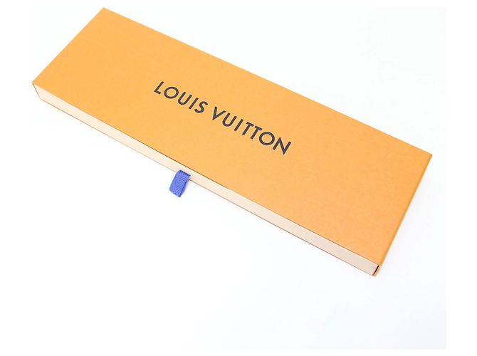 Cravatta in seta blu Louis Vuitton - vista 4