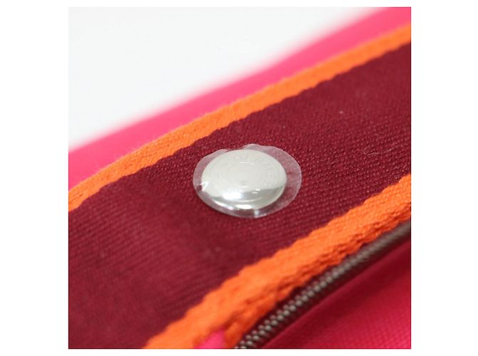 Pochette Hermès Bride a Black GM Nero Rosa - vista 11