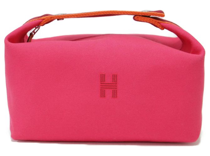 Pochette Hermès Bride a Black GM Nero Rosa - vista 3