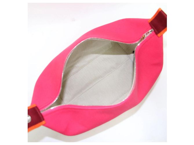 Pochette Hermès Bride a Black GM Nero Rosa - vista 5