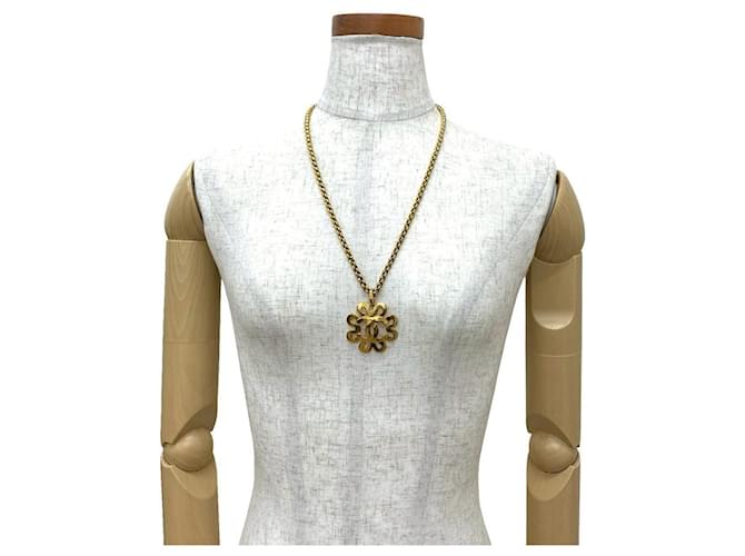 Collana Chanel Coco Mark D'oro Metallico - vista 2