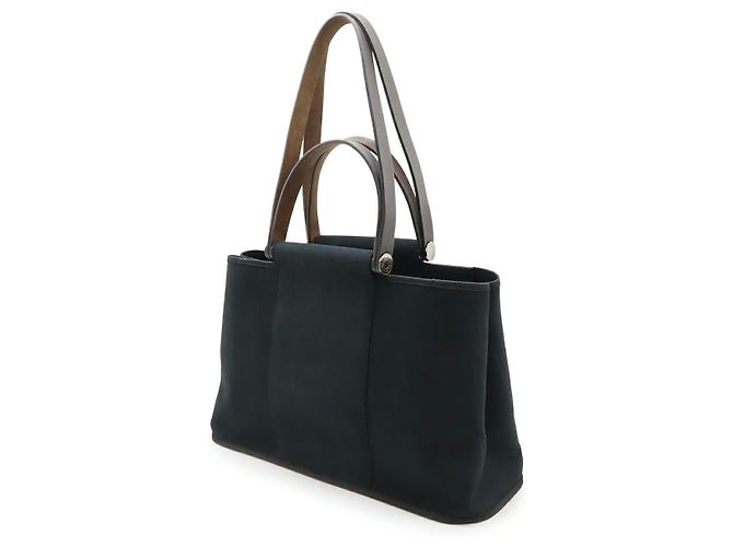 Hermès Cabag Elan PM Leder Tote Tasche Schwarz - Ansicht 2