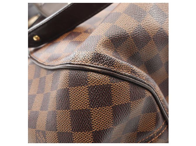 Borsa Louis Vuitton Damier Sistina GM Marrone - vista 5