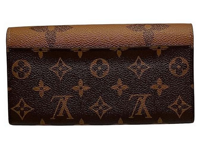 Portafoglio Lungo Monogramma Sarah di Louis Vuitton Marrone - vista 8