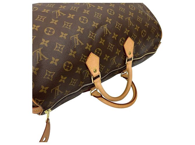 Borsa Boston Monogram Speedy Louis Vuitton Marrone - vista 5