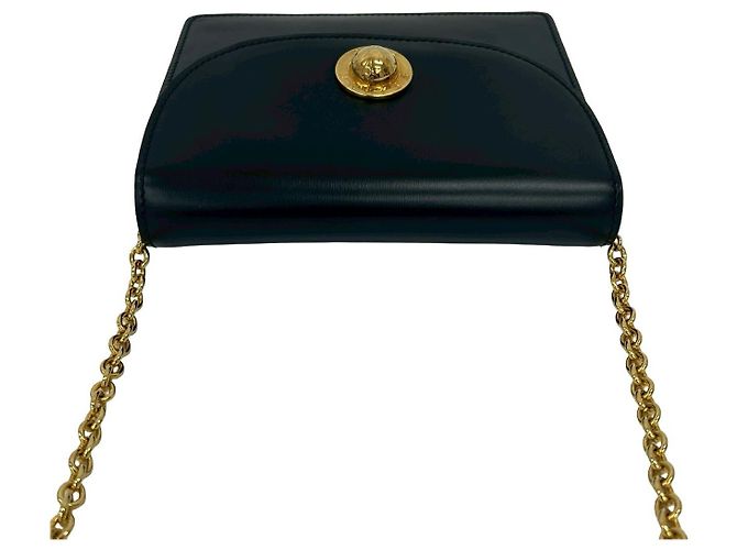 Céline Borsa a spalla mini in pelle Celine Nero - vista 5