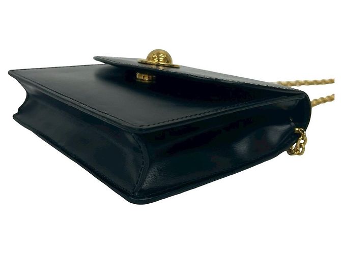 Céline Borsa a spalla mini in pelle Celine Nero - vista 9