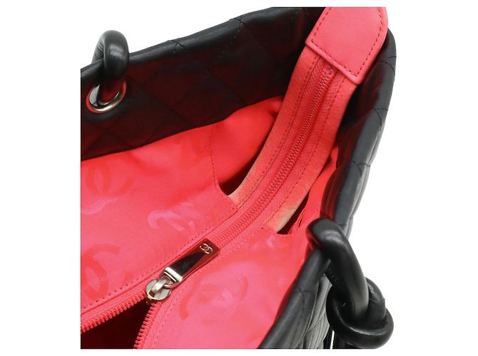 Große Tote Bag Chanel Cambon Line Coco Mark Schwarz - Ansicht 5