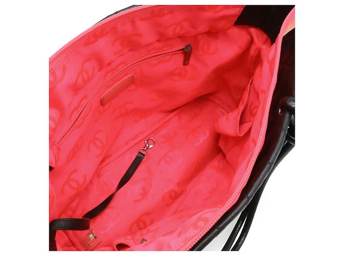 Große Tote Bag Chanel Cambon Line Coco Mark Schwarz - Ansicht 6