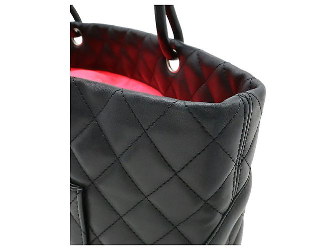 Große Tote Bag Chanel Cambon Line Coco Mark Schwarz - Ansicht 7