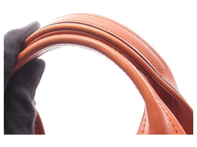 Hermès Acapulco PM Leder Tragetasche Braun - Ansicht 8