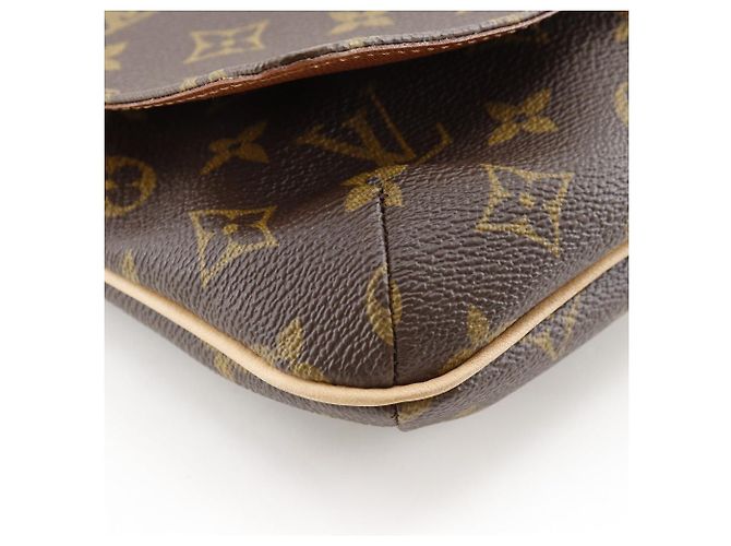 Sac à épaule Musette Tango Monogram Louis Vuitton Métallisé Bronze - vue 4